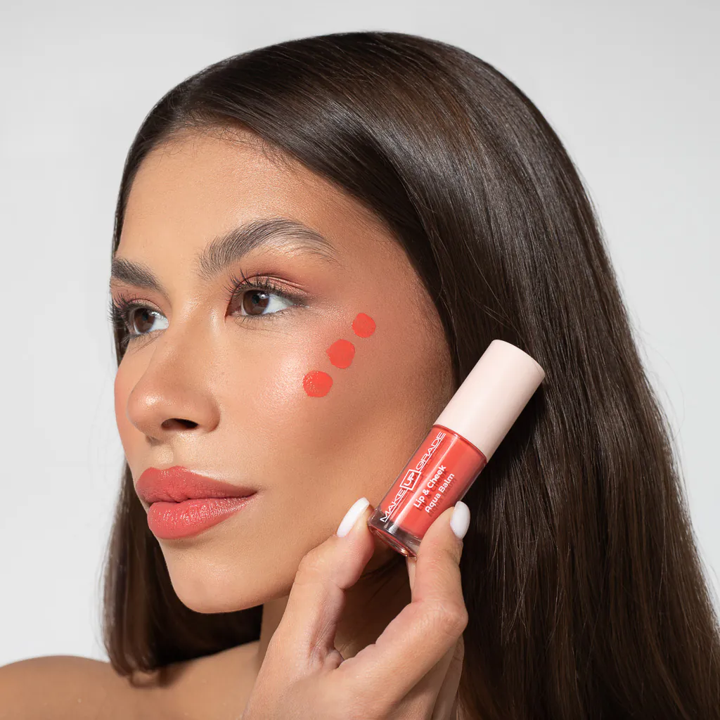 Make Up Grade Mobile Lip and Cheek Salmon Square Banner 5